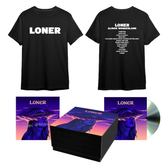 Loner Tracklist Tee, Art Card + CD Box Set